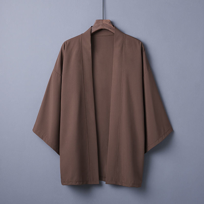 Solid Color Cardigan Summer Shirt For Air Conditioning Room Sun Protection Clothing Tide