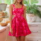 New Summer Waist-exposing Floral Halter Dress