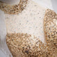 Golden Evening Dress Women Senior Sense Host High-end Atmosphere