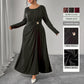 Fashion Coffee Color Dress For Women