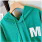 Loose And Slim Pullover Hooded Sweater For Women