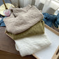 Slim And Exposed Clavicle Twist Large-sleeved Knit Sweater Top Women's