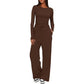 Women's Suit Long Sleeve Solid Color Casual Suit