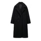 Women's Large Lapel Thickened Lamb Sweater Coat