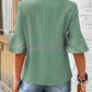 Spring And Autumn V-neck Top