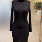 Solid Color Casual Slim-fit Home Dress For Women
