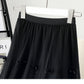 Bow Mesh Skirt Women's Mid-length