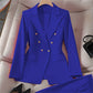 Small Suit Retro Jacket Slim Fit Fashionable Women's Casual Design Top Trousers Suit