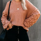 Large Size Loose Long-sleeved Large-sleeved Knitted Pullover Halloween Sweater