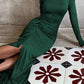 Women's Fashion Flounce Long Sleeve Dress