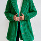 Women's Fashion Rabbit Plush Hooded Cardigan Coat