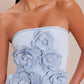 Sleeveless Three-dimensional Flower Dress