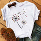 T-shirt Kawaii Verre à Vin Rose Gold