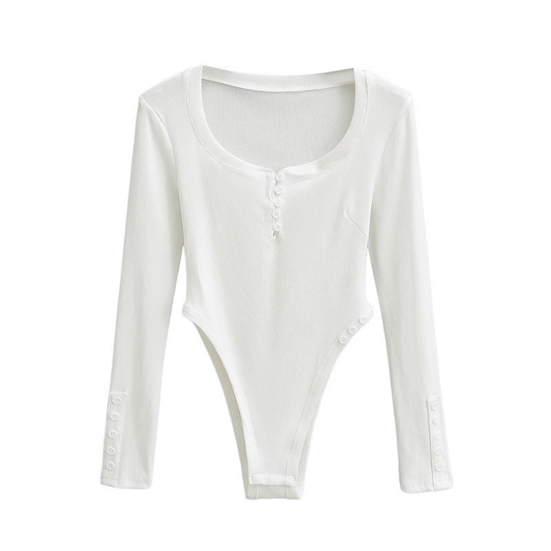 Combinaison à manches longues pour fille sexy, style spécial, moulante, été