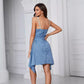 Women's Waist Slimming Spaghetti Straps Sleeveless Dress