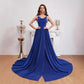 Tube Top Sequins Split Expansion Skirt Dress