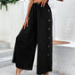 Pantalon large taille haute tendance pour femme