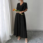 Elegant And Sophisticated V-neck Long Evening Gown