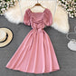 Summer Retro French-style Tangerine First-love Dress Forest-style Skirt