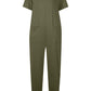Women's Multi-color Side Slit Pocket Design Solid Color Loose Jumpsuit