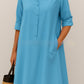 Women's Fashion Loose Solid Color Dress