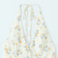 Women's Printed Hanging Collar Dress