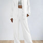 Drawstring Trousers Fashion Casual Two-piece Suit