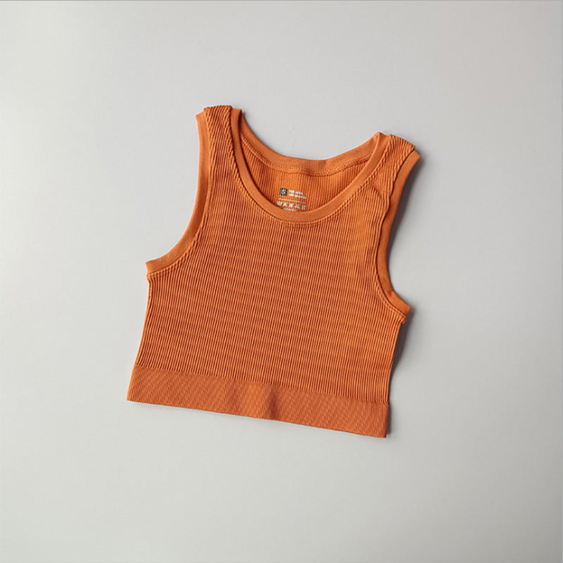 Seamless Single-layer Sports I-shaped Vest Women's Quick-drying Running