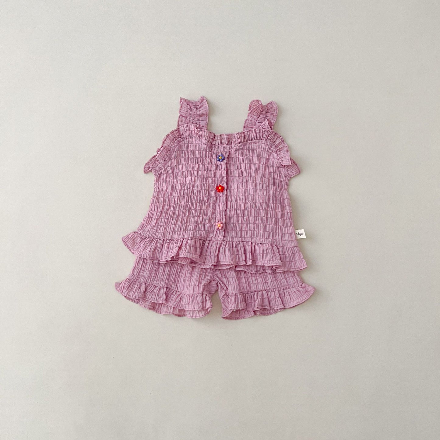 Sleeveless Camisole Top Lace Shorts