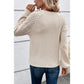 Solid Color Long-sleeved Top Women's European And American Commuters' All-matching