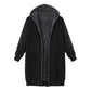 Thickened Sweater Cardigan Overcoat Coat
