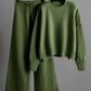 Fashionable And Casual Knitted Suit Pants For Women