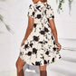 Doll Collar With Ruffled Hem Short Dress