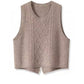 Women's Fashion Personalized Wool Knitted Vest