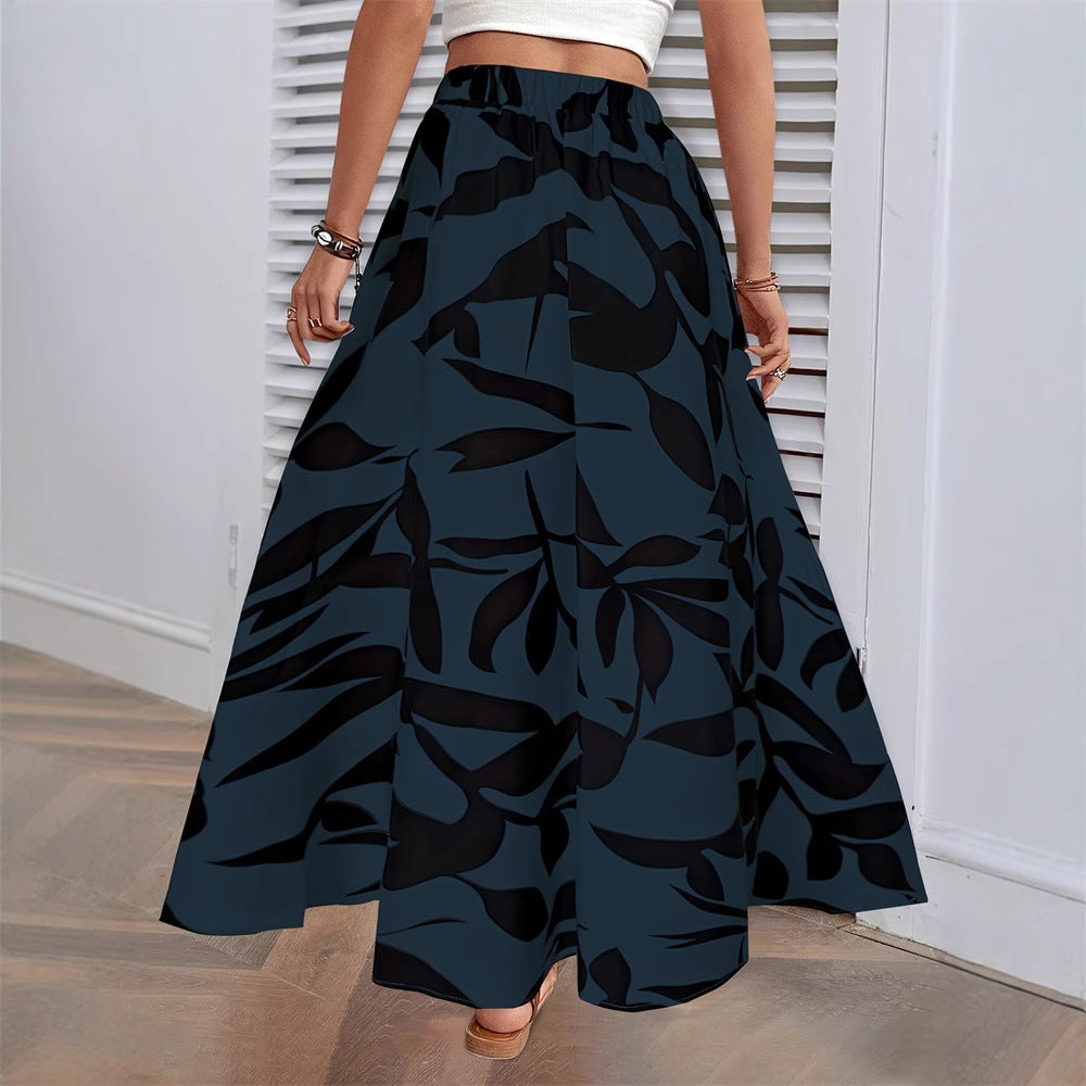 Elegant Professional-ready Draped Pleated Skirt For Women