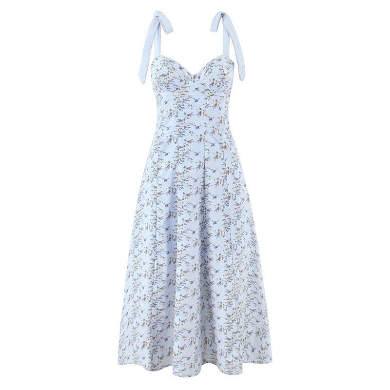 Niche All-matching Slim Fit Slimming Casual Lace Dress
