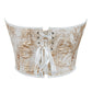 Golden Printing Strapless Women's Tube Top Chest Support