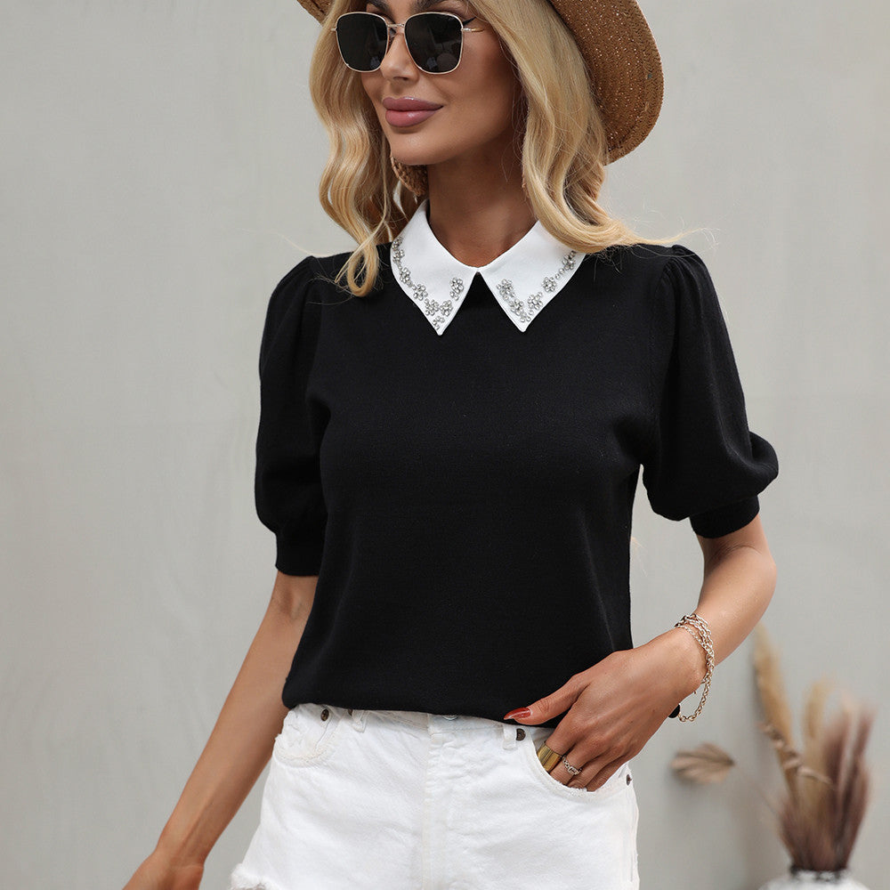 Women's Fashion Pullover Knitted Top