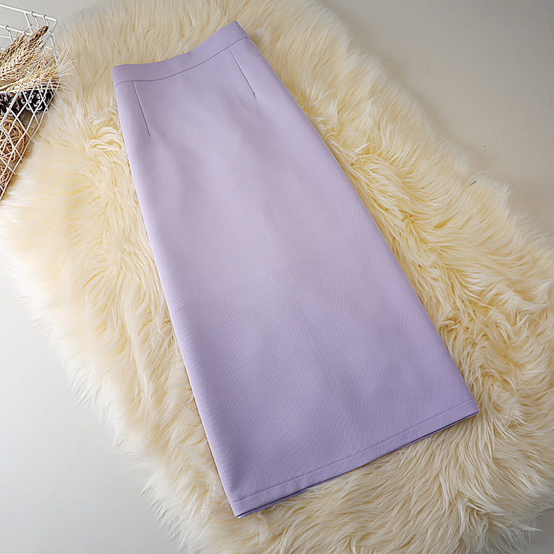 Women's Summer High-waisted Vintage Professional Skirt