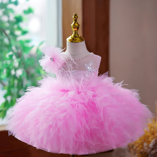 Girl's Fashionable Sleeveless Versatile Princess Dress