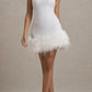 Women's Sleeveless Slim Shiny Plush Dress