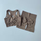 Quick-drying Sports Suit Women's Seamless Yoga Suit Yoga Clothes Shorts Two-piece Set
