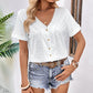 Women's Summer Stitching Lace Shirt