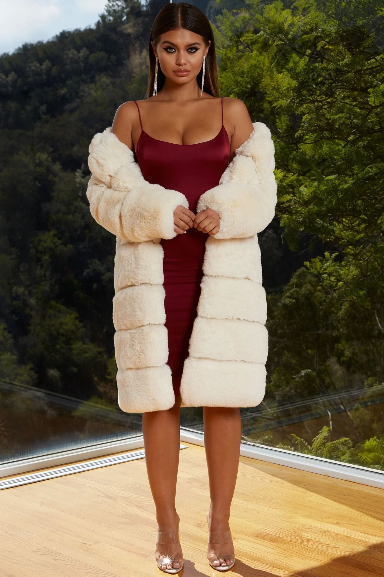 Commerce extérieur Nouveau manteau en fausse fourrure Manteau en coton