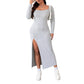 Plus Size Women's Simple Casual Dress
