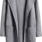Women's Woolen Coat With Pockets Autumn And Winter Temperament  Slim Fit Mid Length Jacket Comfortable Casual Lapel Coats