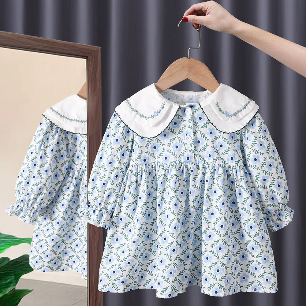 Tenue tendance pour filles, robe fleurie