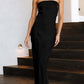 Spring And Summer New European And American Elegant Socialite Sleeveless Backless Tube Top Dress Women