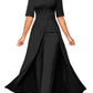 Combinaison noire élégante et tendance pour femme