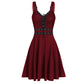 Robe à bretelles style gothique punk tendance pour femme, tenue de tous les jours
